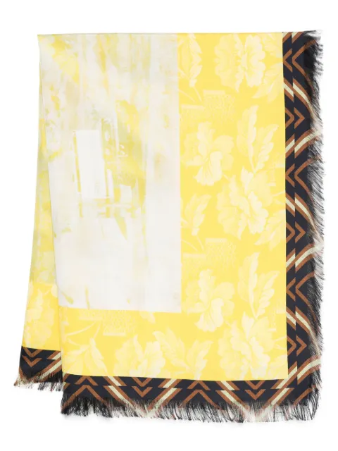 Pierre-Louis Mascia floral-print fringed scarf