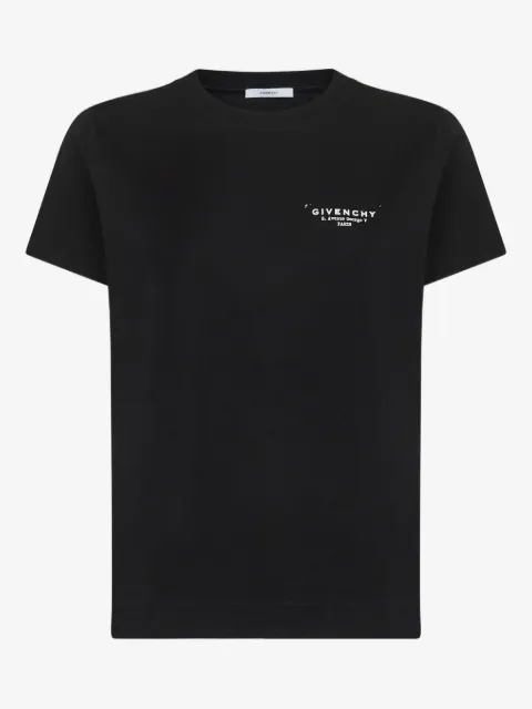 Givenchy playera con logo estampado