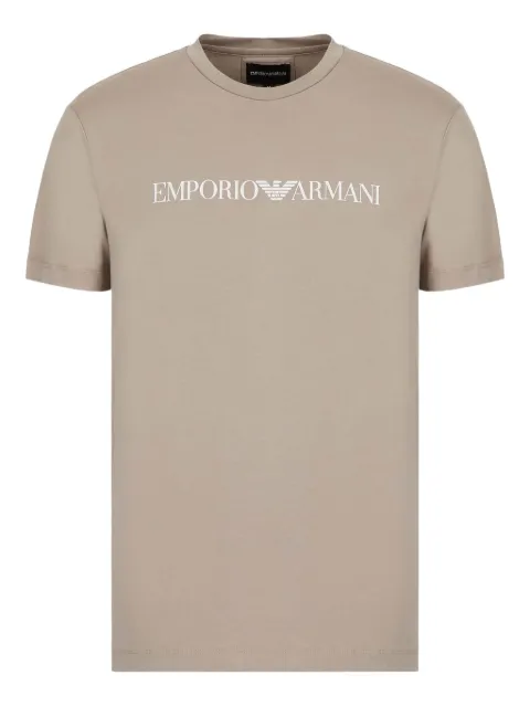 Emporio Armani logo-print crew-neck T-shirt