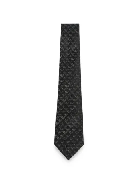 Emporio Armani logo-pattern tie