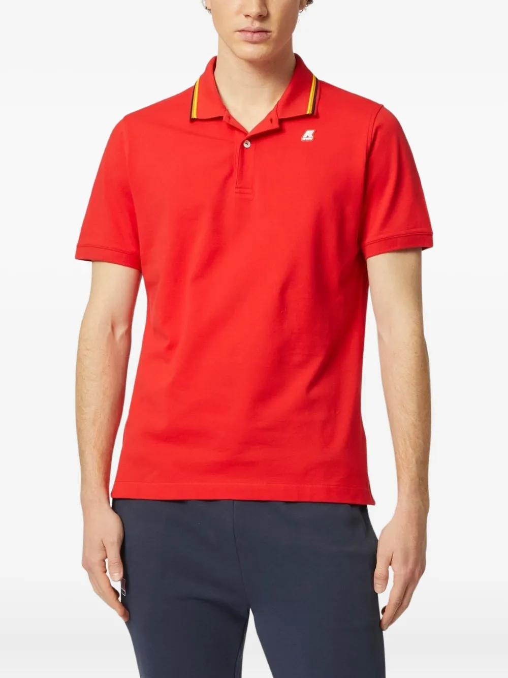 K-Way tipped-collar polo shirt - Rood