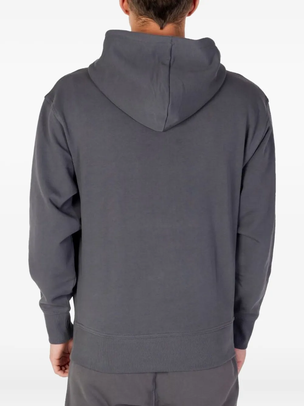 BOSS Hoodie met logoprint Grijs