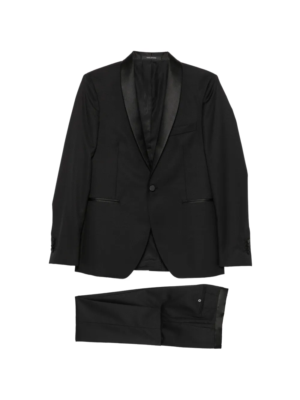 Tagliatore shawl-lapel suit - Nero