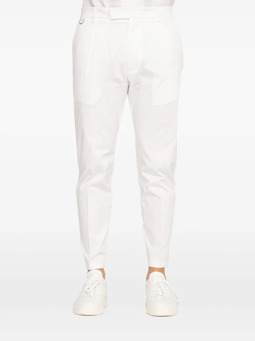 Low Brand pleated pocket trousers Wit