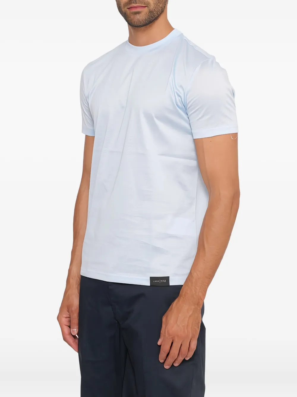 Low Brand short-sleeve crew-neck T-shirt - Blauw