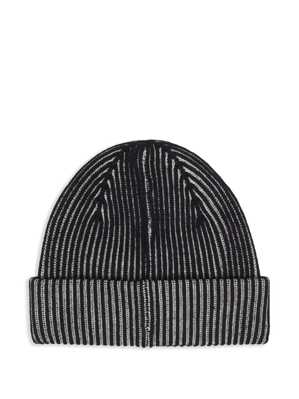 Emporio Armani ribbed beanie Blauw
