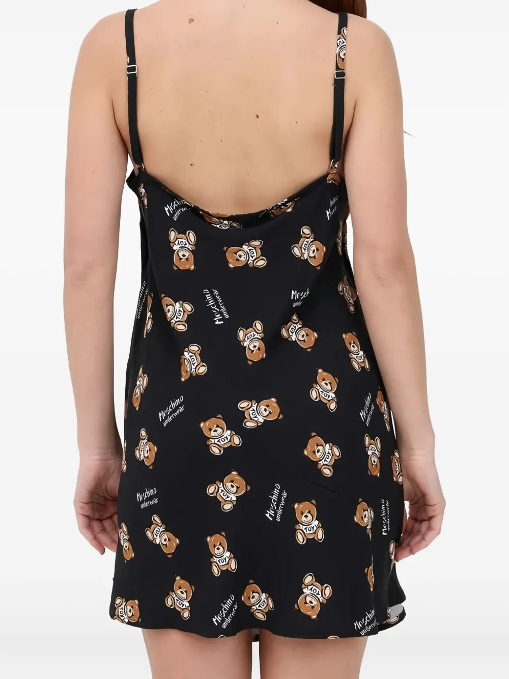 Moschino teddy-print slip mini day dress | Day Dresses | Image 2
