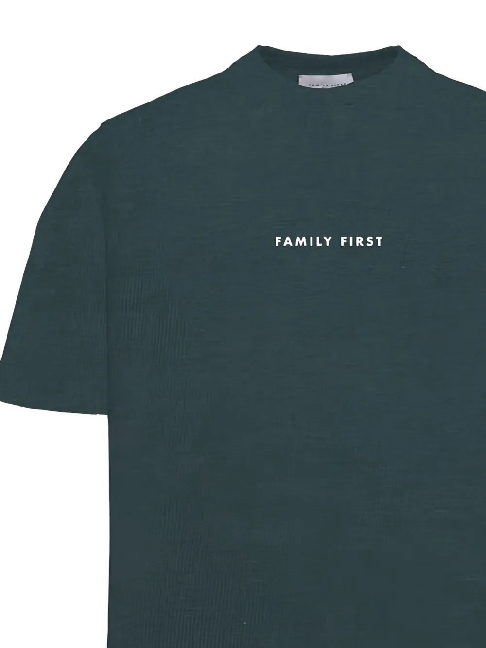 Family First Katoenen T-shirt - Groen