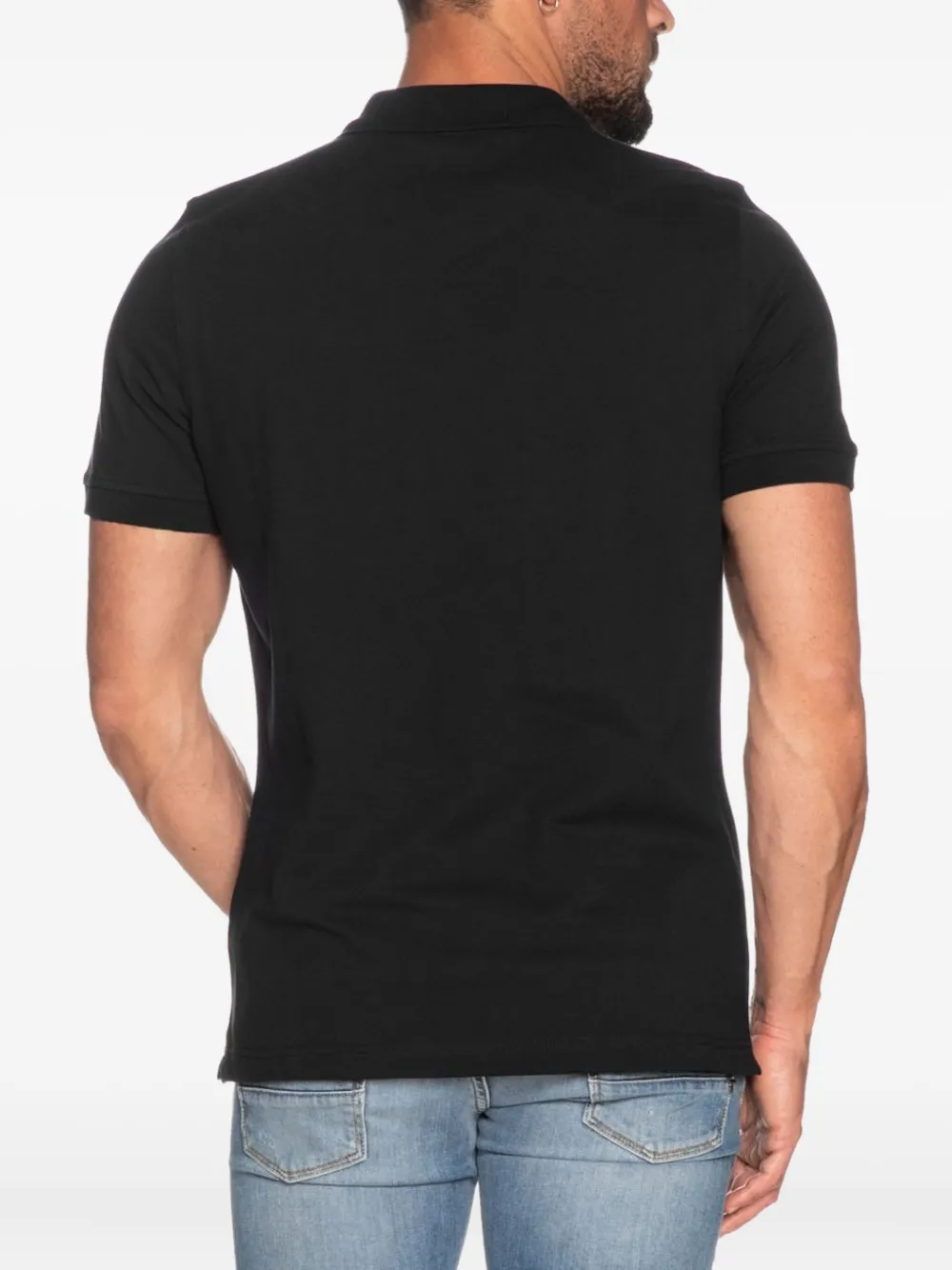 K-Way Briac poloshirt met zak Zwart