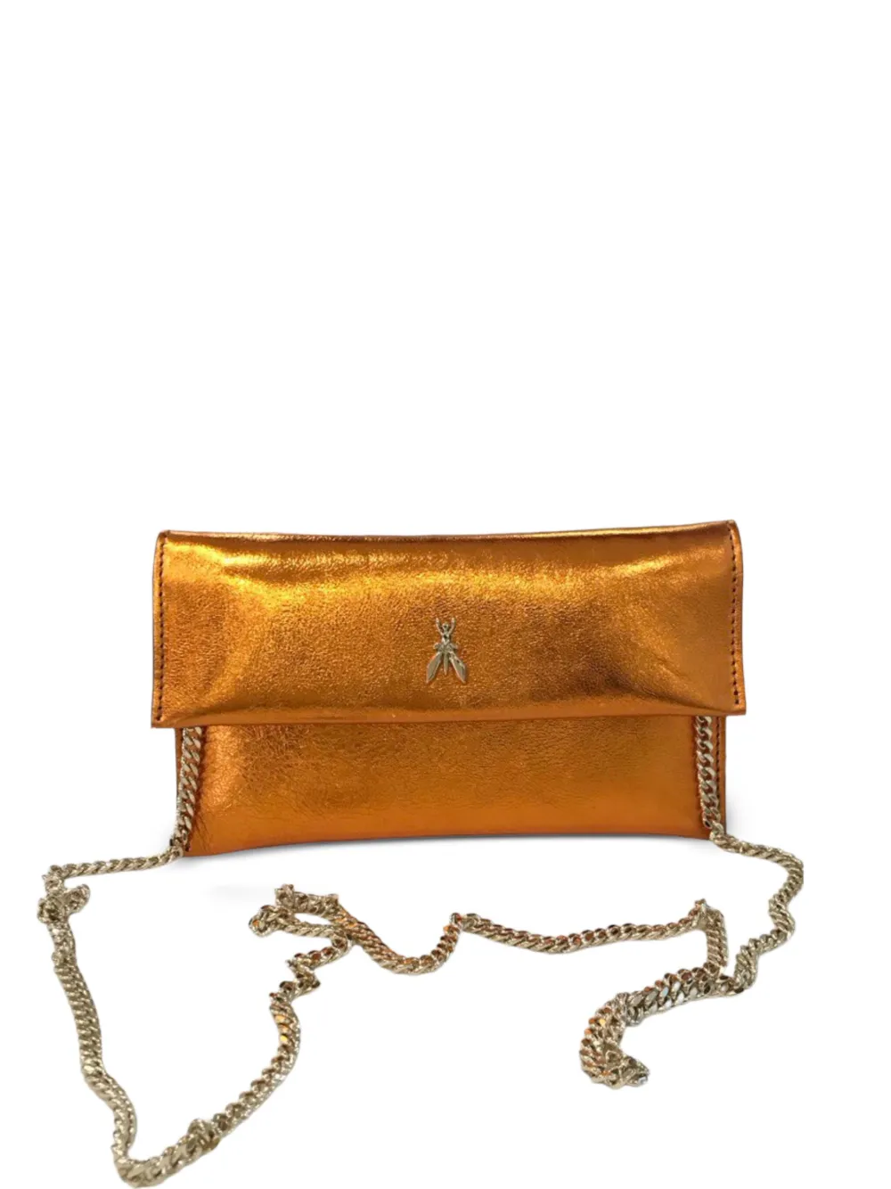 Patrizia Pepe metallic-effect chain cross-body bag Goud