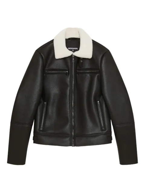 Patrizia Pepe shearling-collar jacket