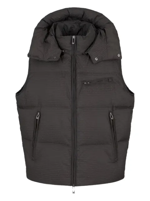 Emporio Armani hooded quilted gilet