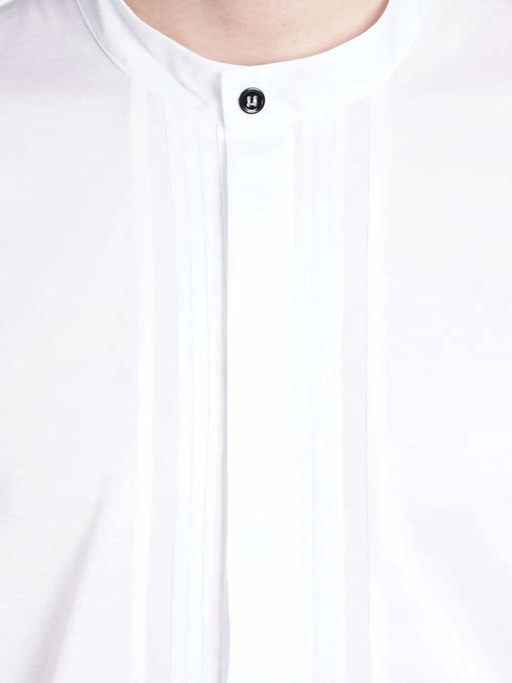 Low Brand mandarin-collar T-shirt Wit