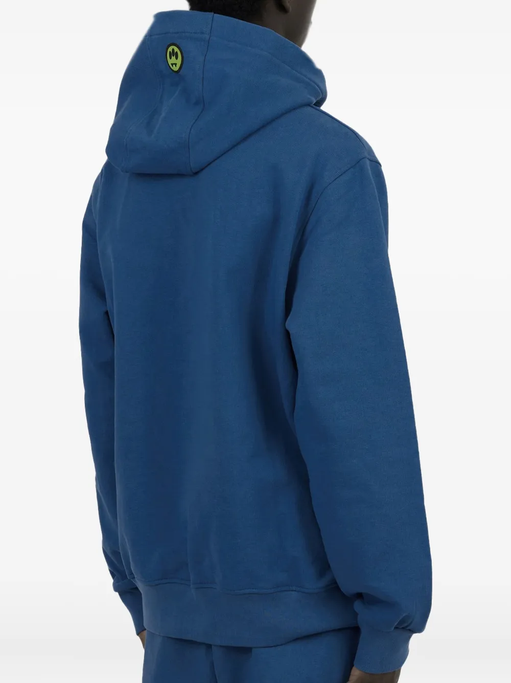 BARROW logo-detail hoodie Blauw