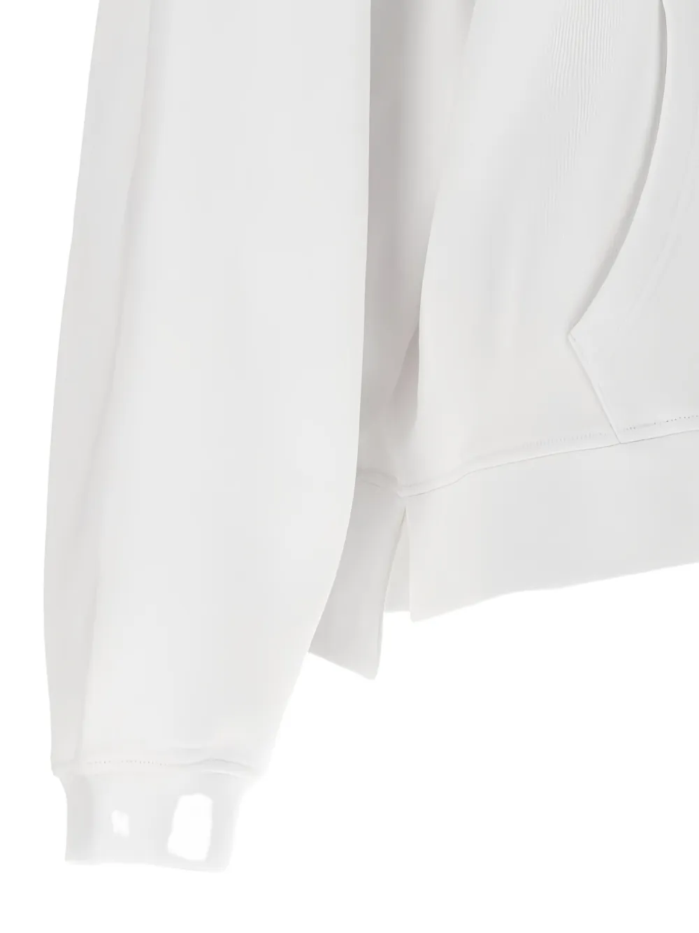 MOSCHINO JEANS Hoodie met logoprint Wit