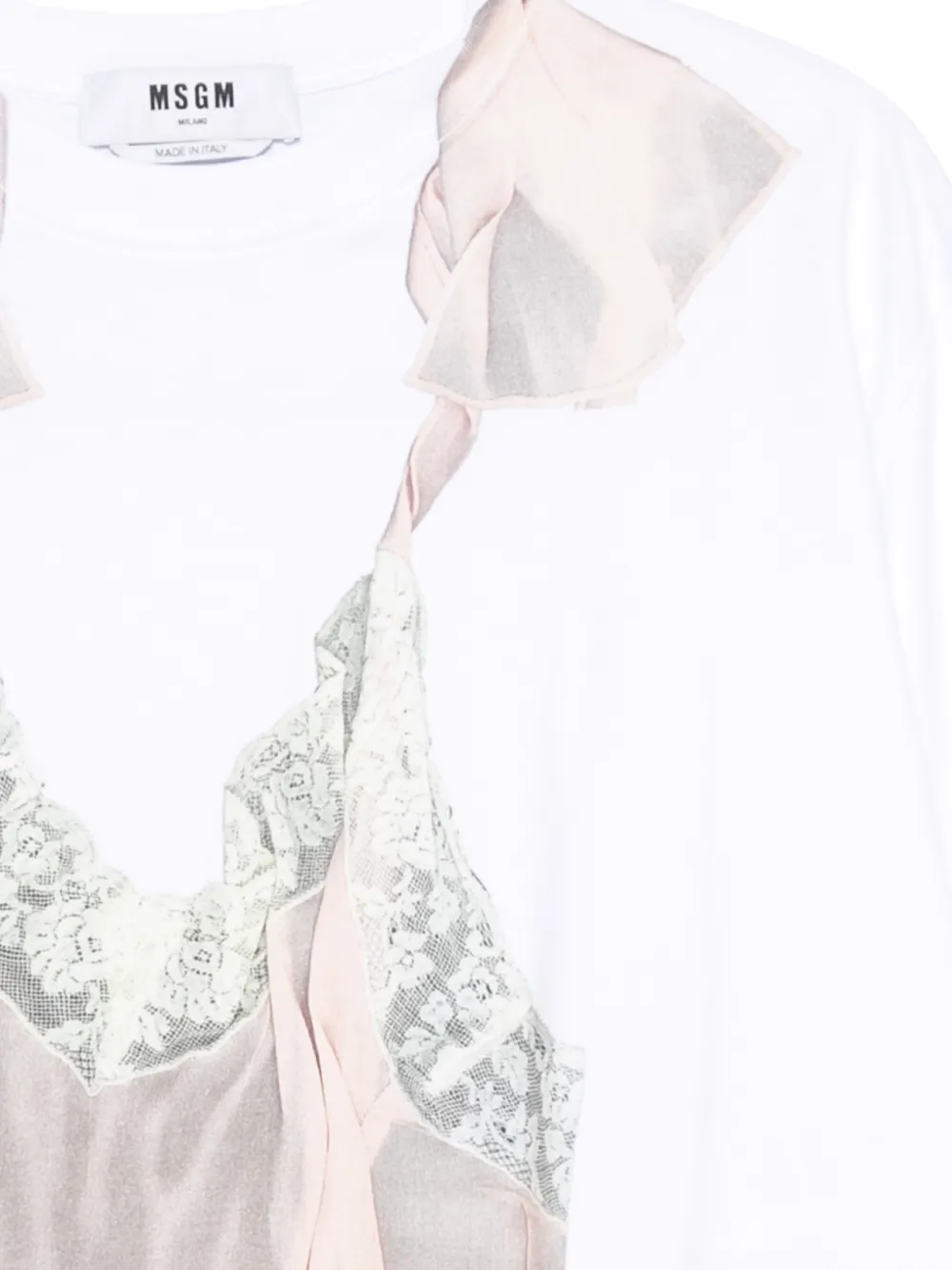 MSGM T-shirt Wit