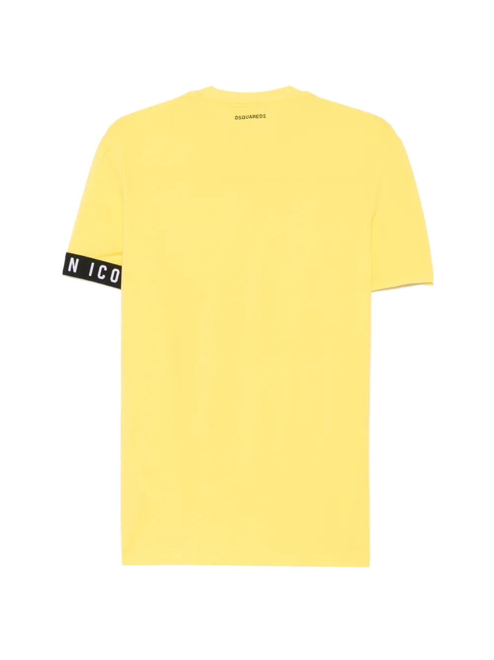 DSQUARED2 T-shirt met Icon-afwerking Geel