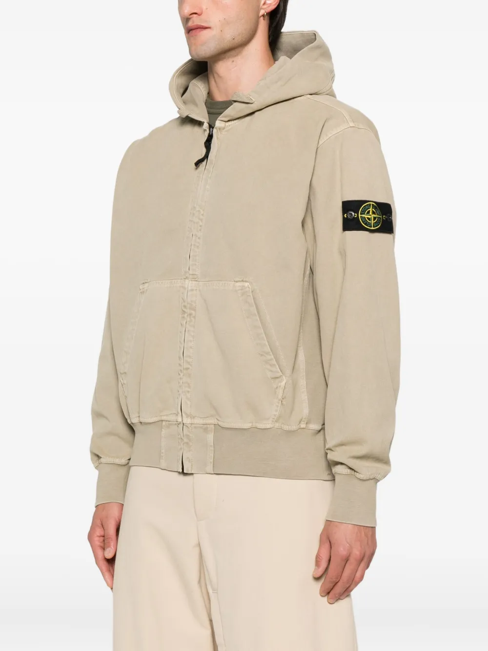 Stone Island Jack met capuchon Groen