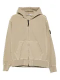 Stone Island hooded zip-up jacket - Green