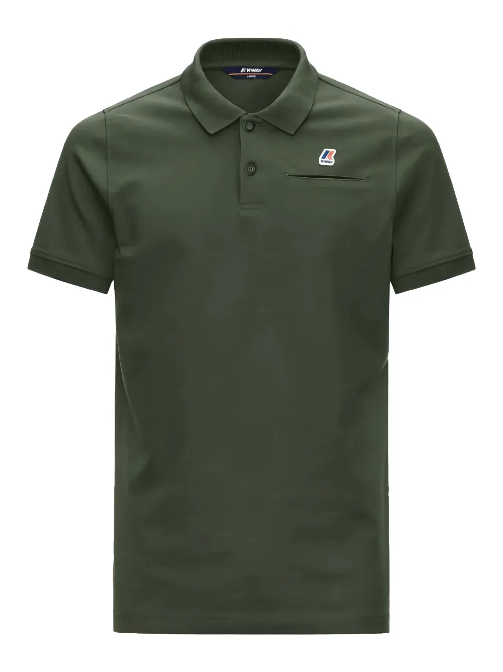 K-Way pocket-detail polo shirt - Groen
