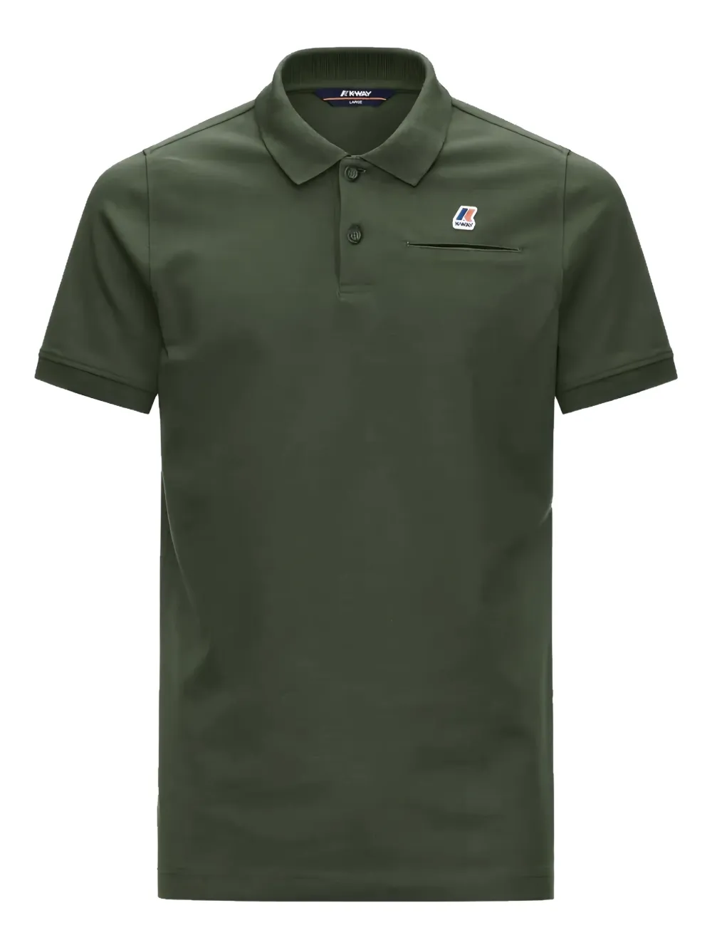 K-Way pocket-detail polo shirt Groen