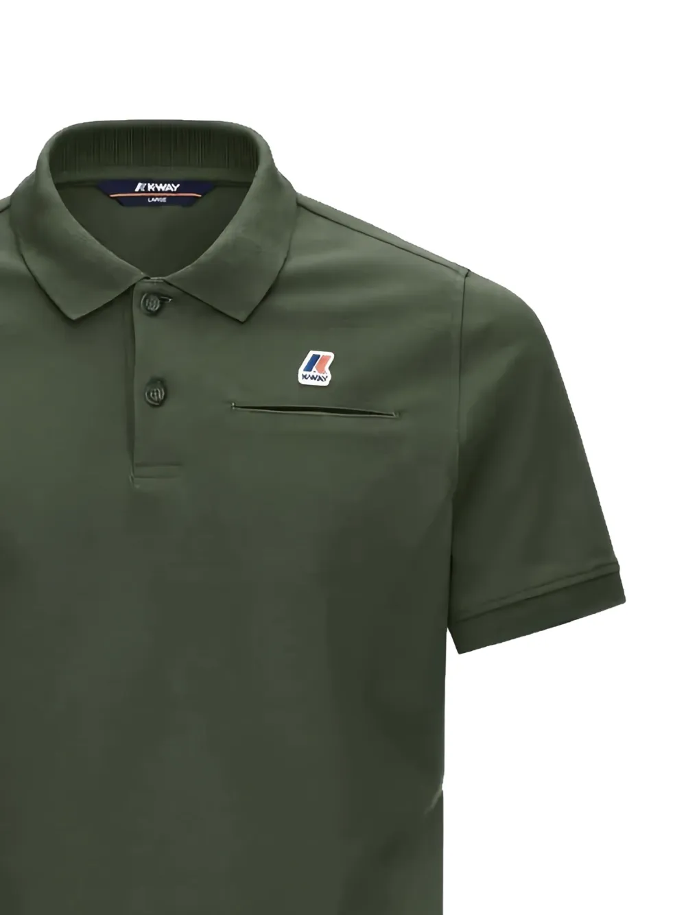 K-Way pocket-detail polo shirt Groen