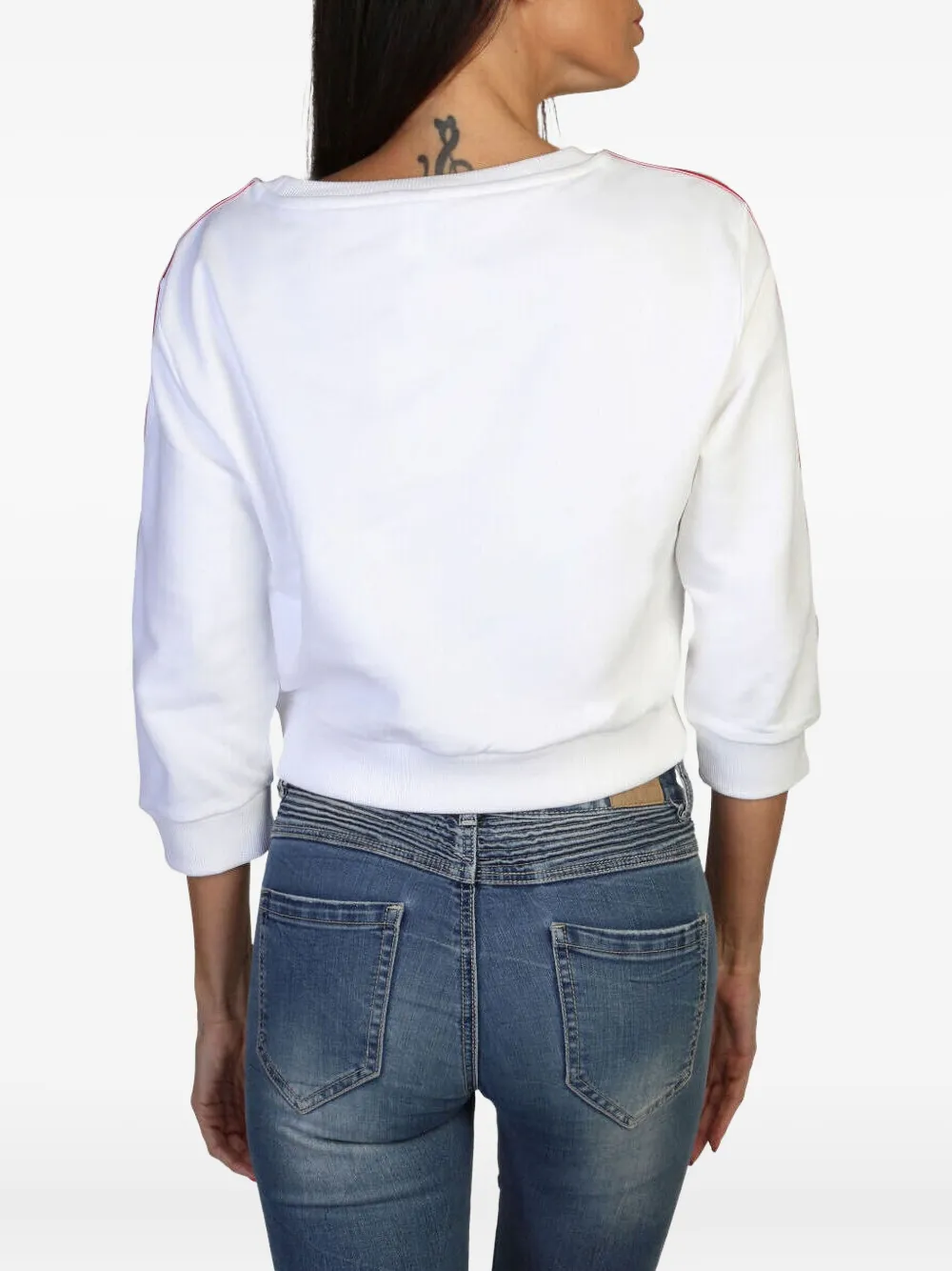 logo-tape sweatshirt