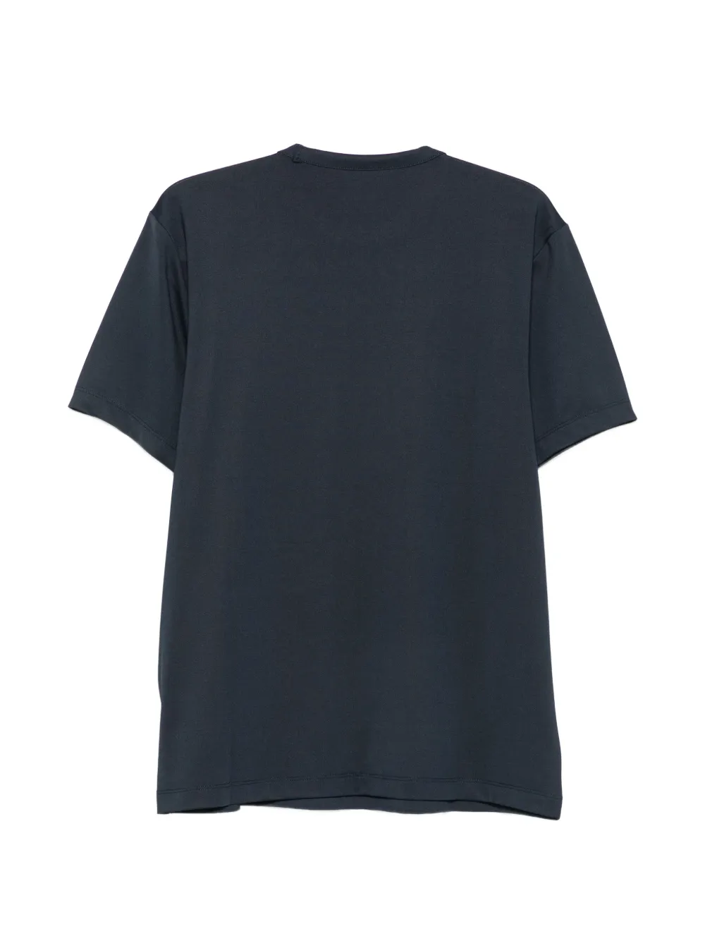 Blauer T-shirt met logoprint met ronde hals Blauw