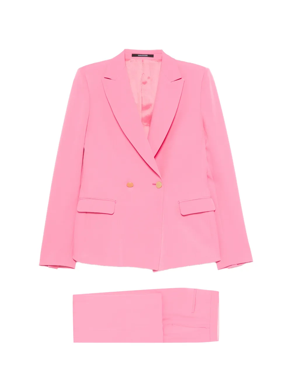 Tagliatore Doppelreihiger Anzug mit steigendem Revers - Rosa