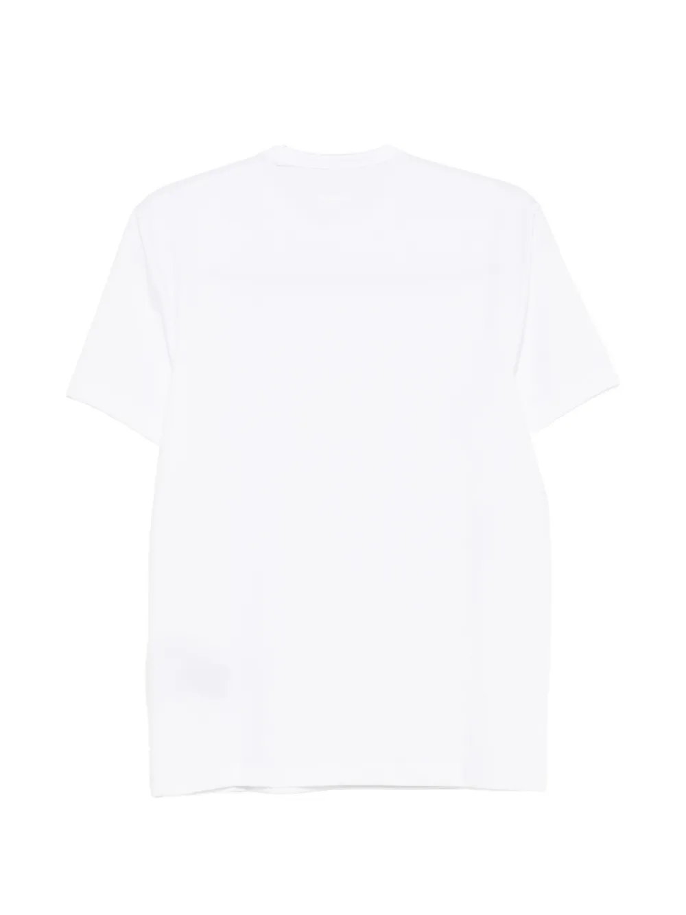 Blauer NYPD T-shirt met logoprint Wit