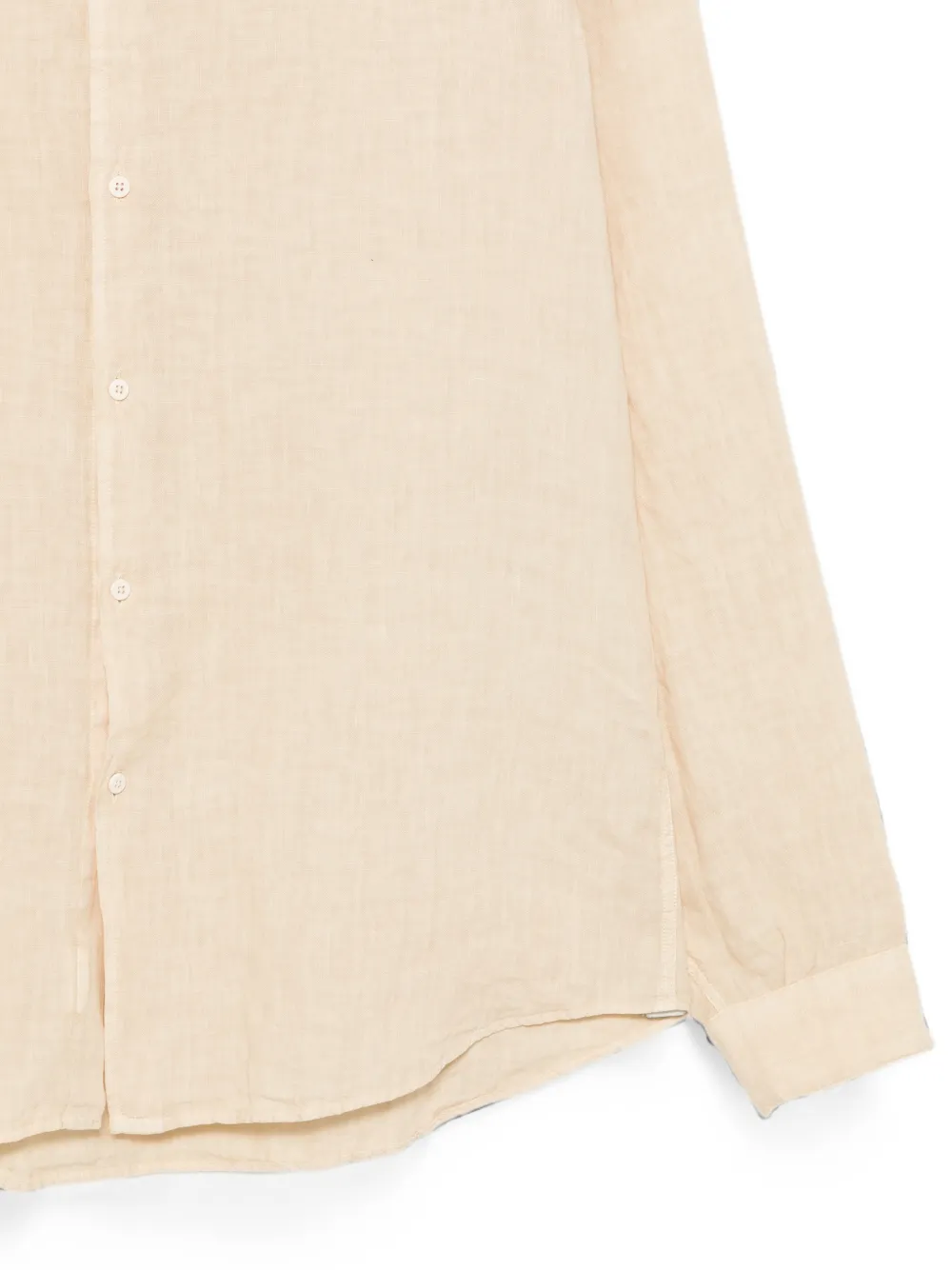 Costumein Overhemd met bandkraag Beige