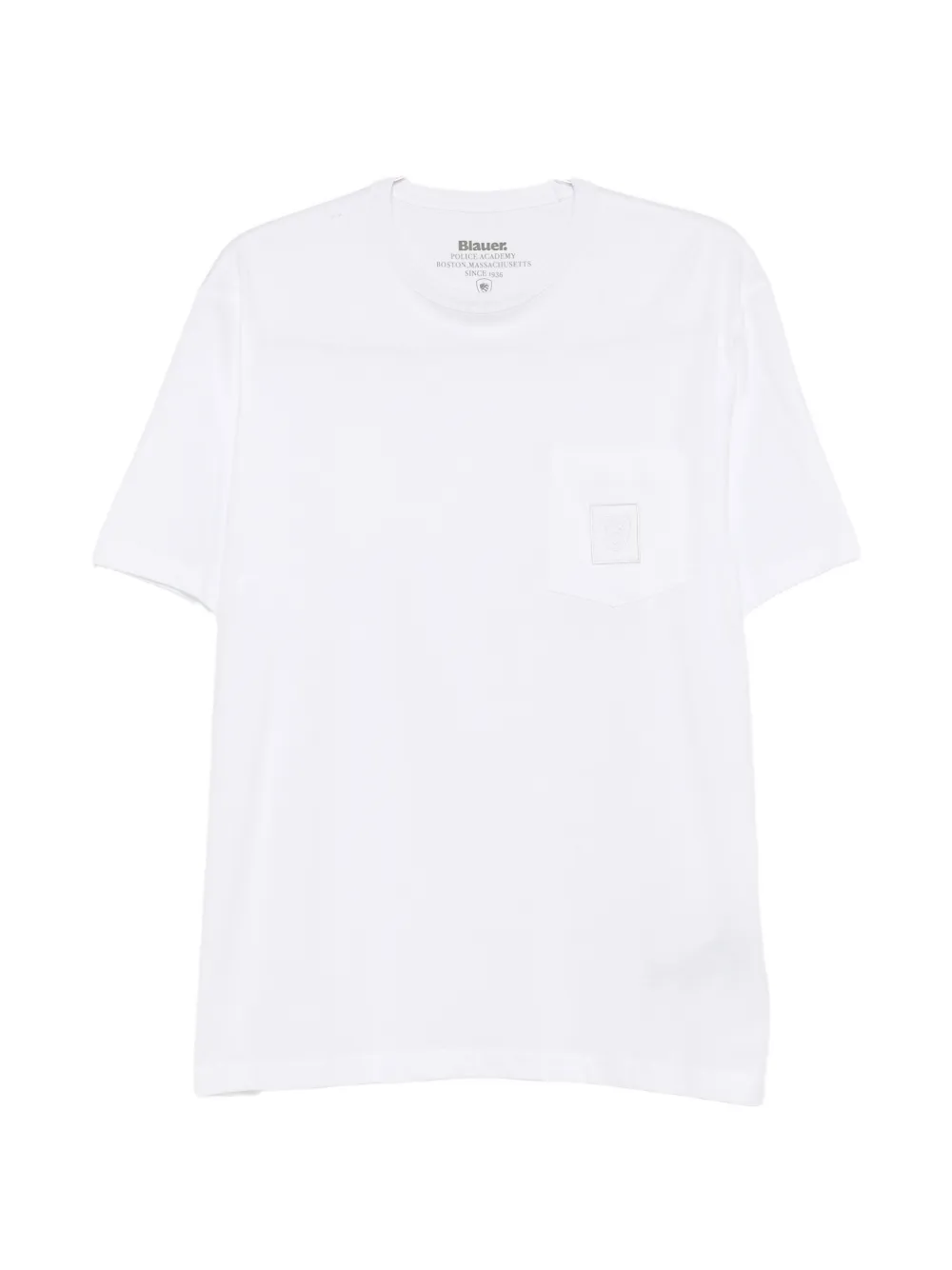 Blauer logo-patch pocket T-shirt | White | Image 1