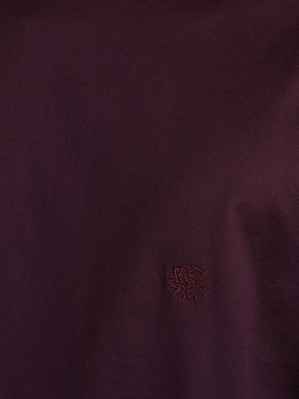Low Brand embroidered-rose T-shirt Paars