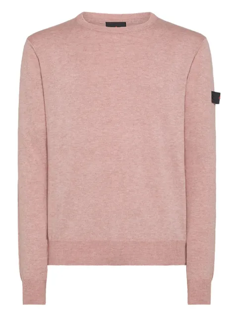 Peuterey logo-patch crew-neck sweater
