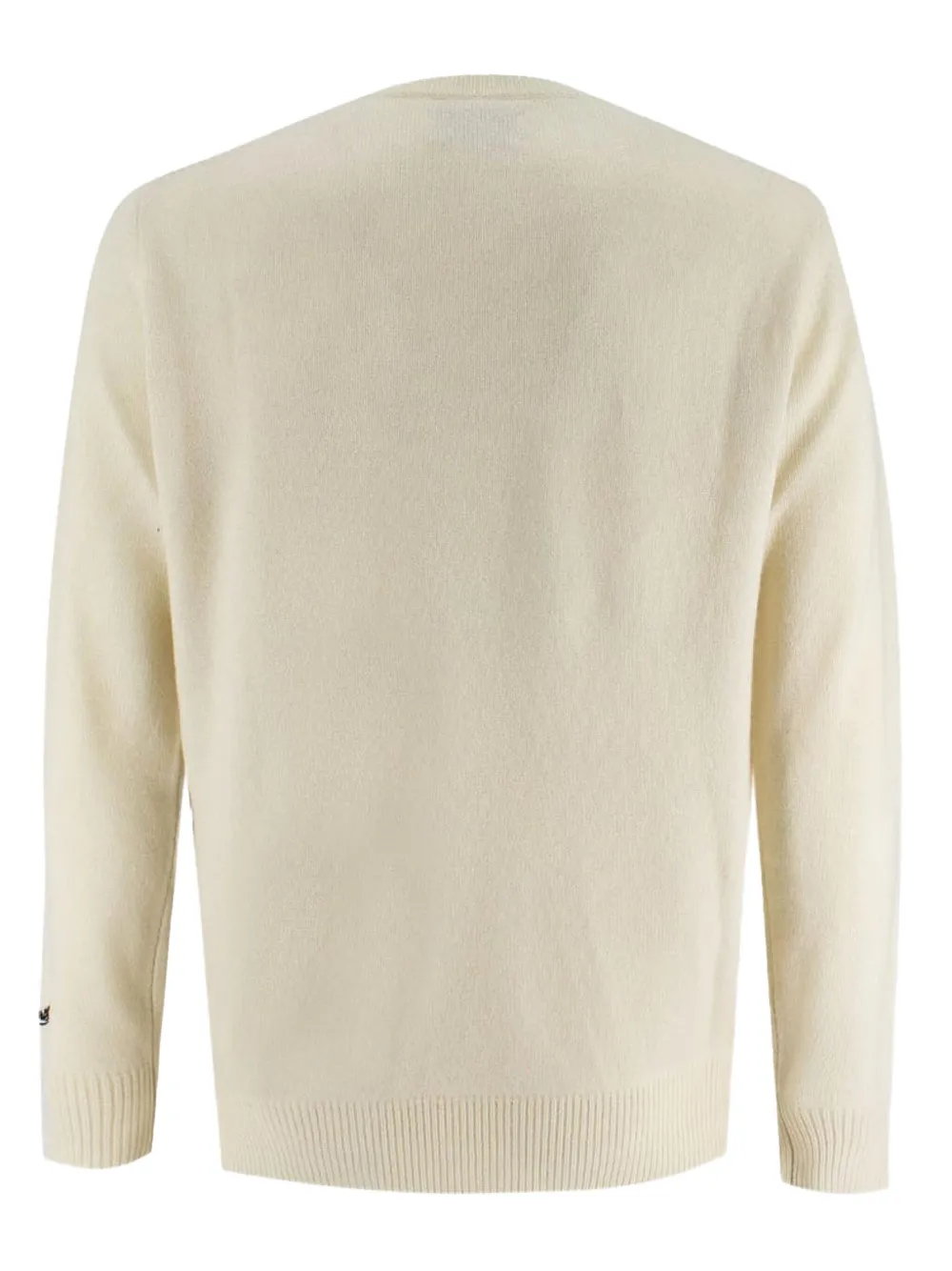 MC2 Saint Barth Trui met ronde hals en print Beige