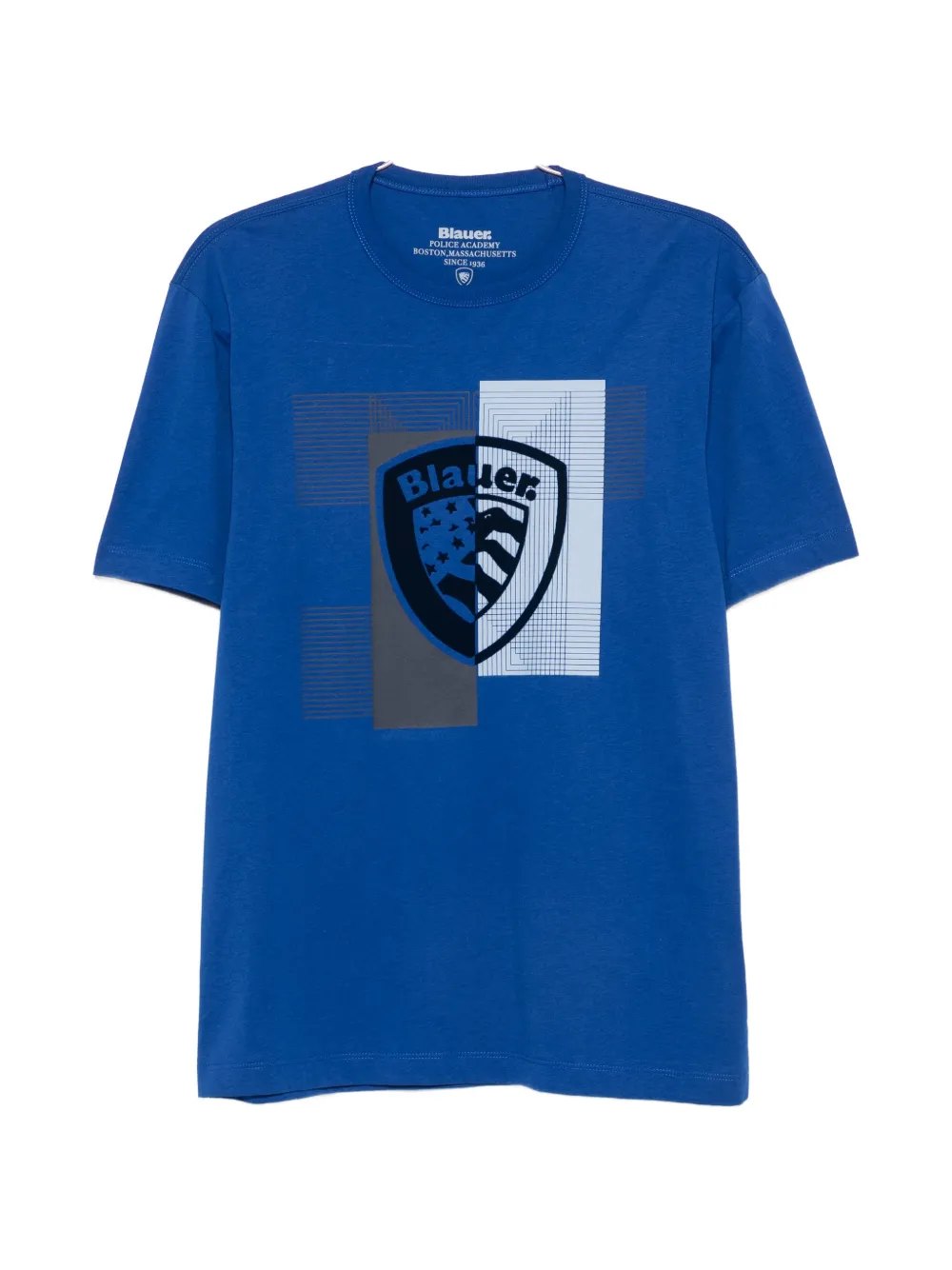 Blauer graphic-print crew-neck T-shirt - Blu