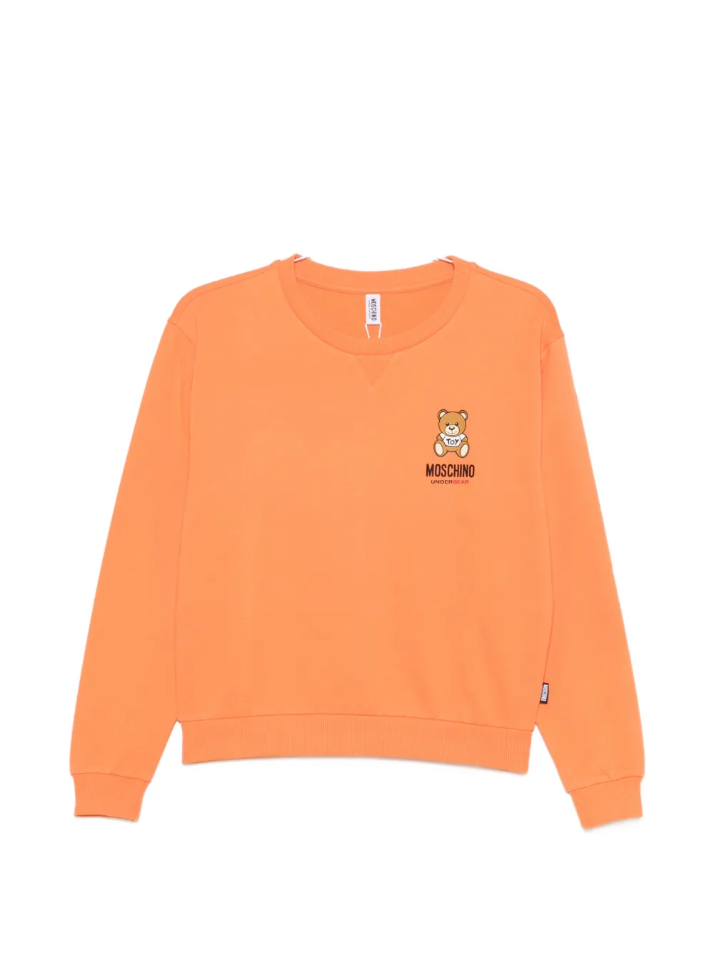 Moschino Teddy Bear logo-print sweatshirt - Orange