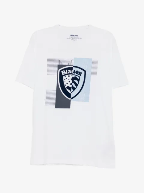 Blauer logo-print short-sleeve T-shirt