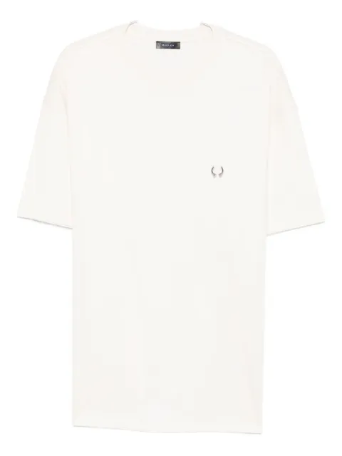 Mugler playera con detalle metalizado