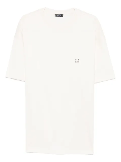 Mugler T-Shirt mit Metallic-Detail