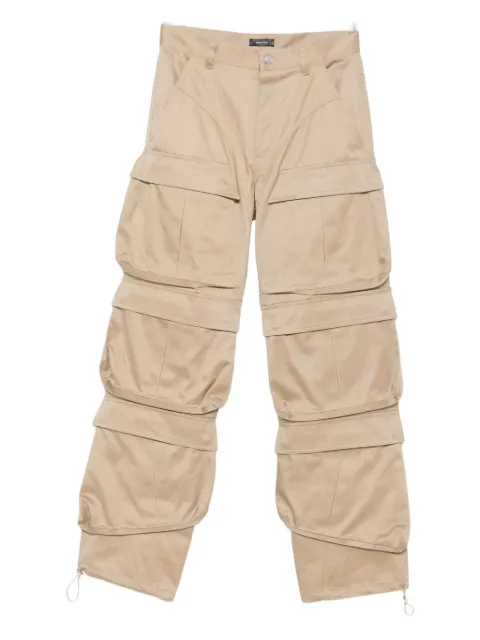 Mugler cotton cargo trousers