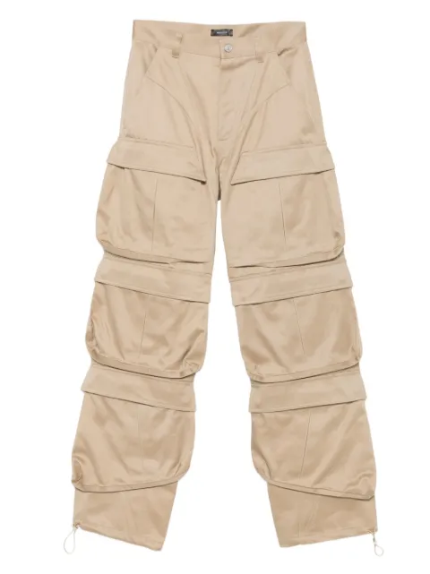 Mugler cotton cargo trousers