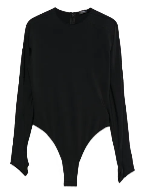 Mugler concealed long-sleeve bodysuit
