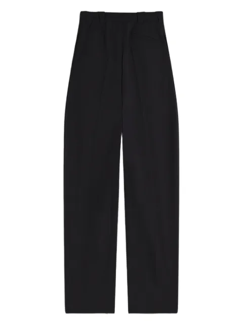 Mugler pleated-front trousers