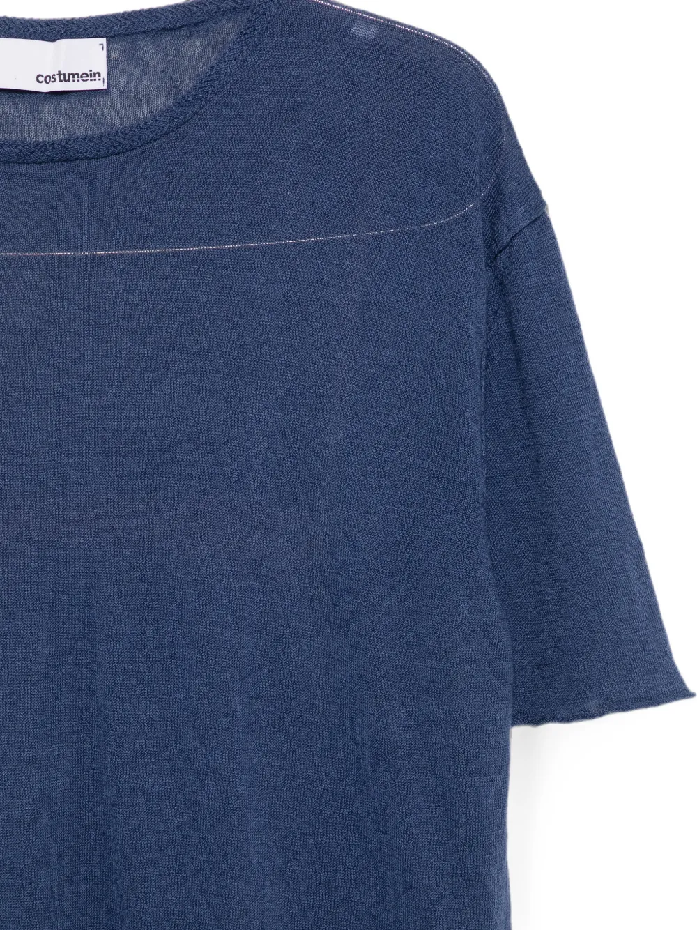 Costumein T-shirt met verlaagde schouders Blauw