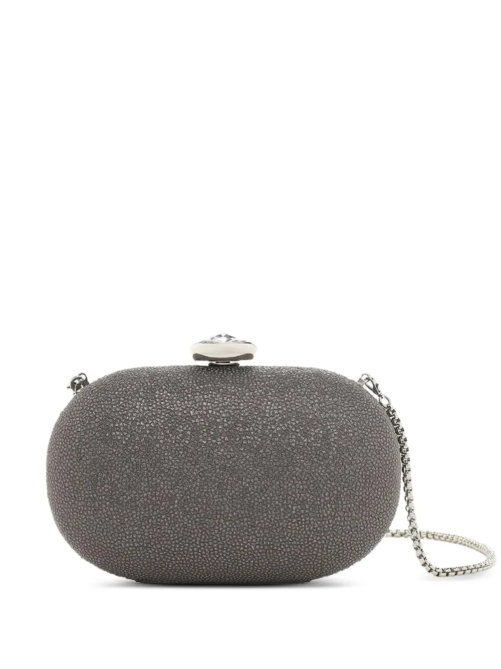 Chain Embellished Clutch Bag
