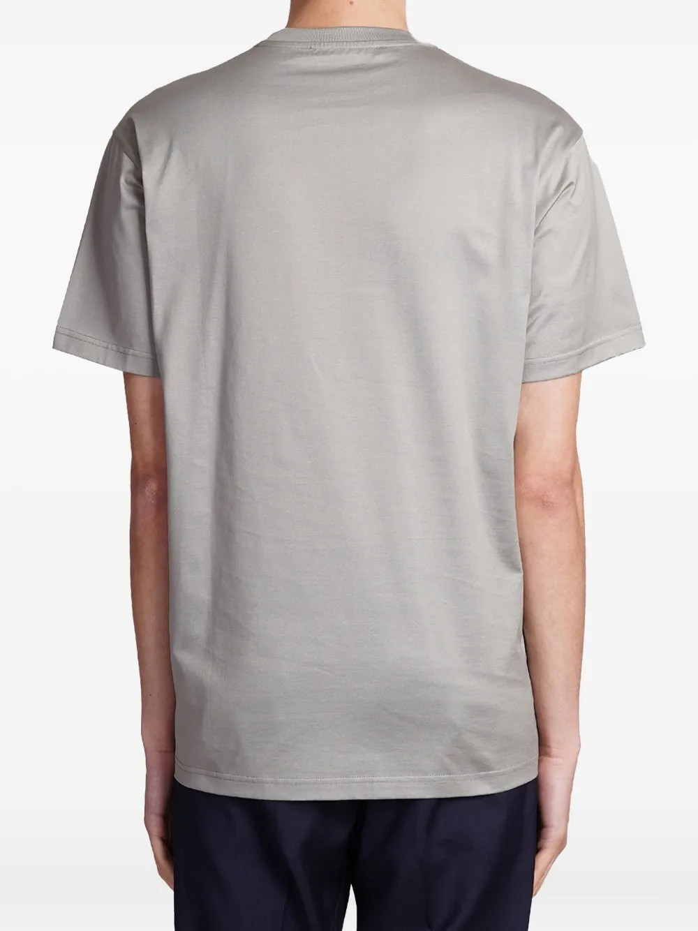 Low Brand embroidered-logo T-shirt Grijs