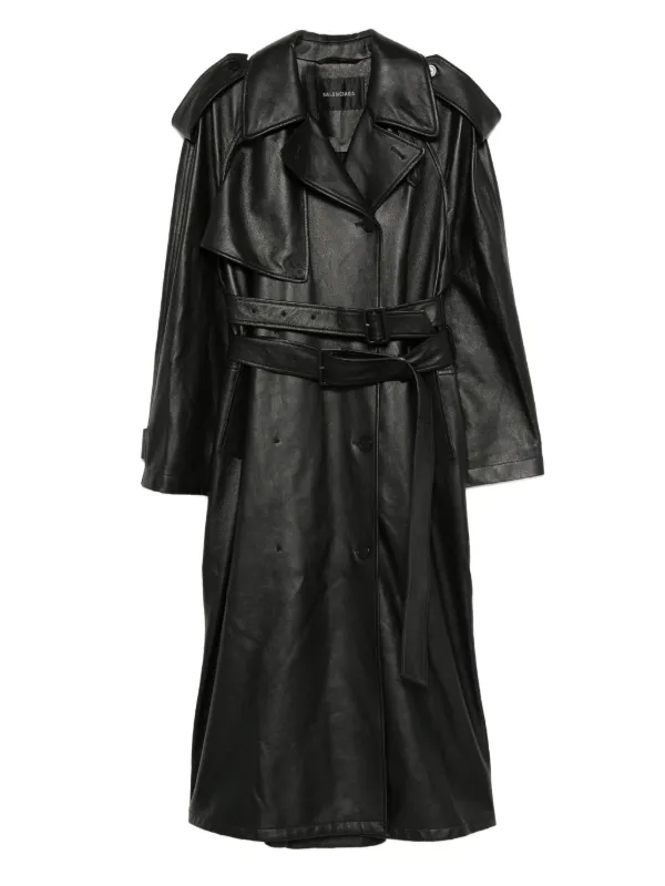 ジャケット・アウター BALENCIAGA Artist Trench Coat Balenciaga - Artist Trench printed twill coat Balenciaga