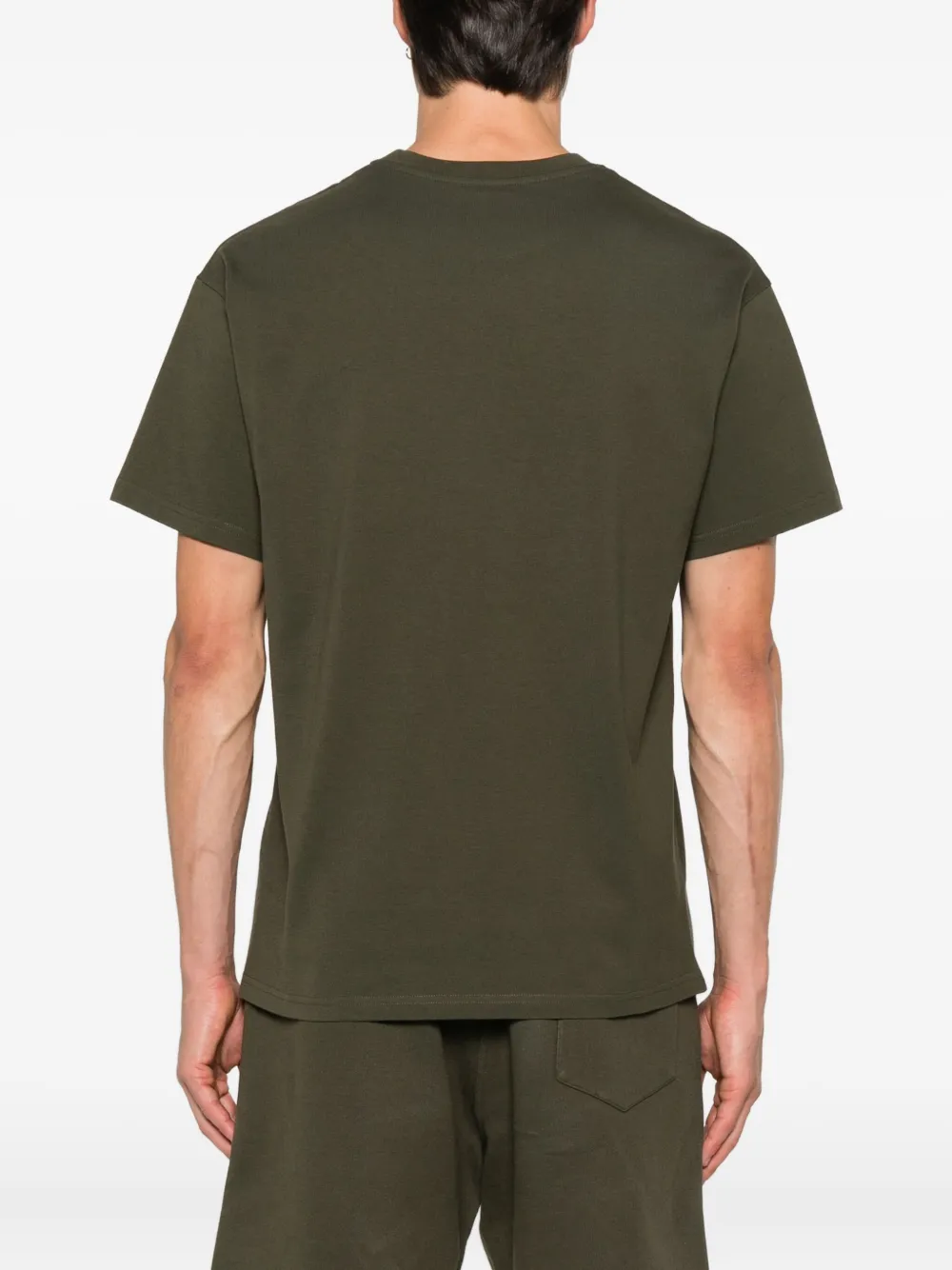 Givenchy logo-print cotton T-shirt Groen