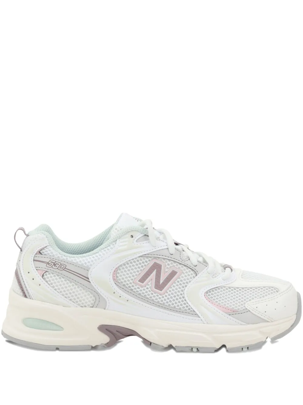 New Balance 530 logo patch sneakers White